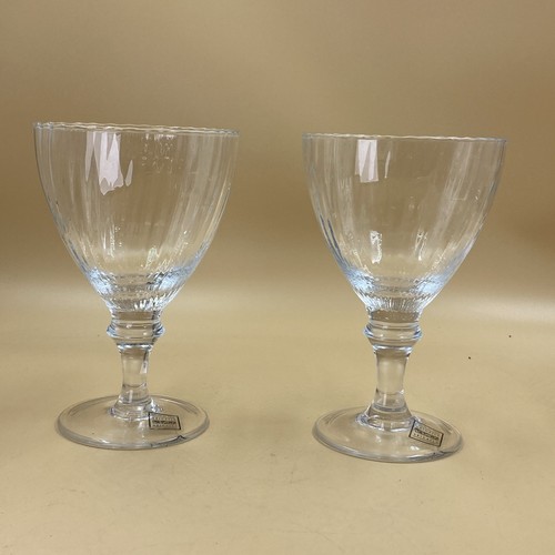 Un par de copas de cóctel de agua de gran tamaño sopladas a mano hechas en Italia - Imagen 1 de 7