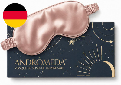 Schlafmaske Aus 100 % Natürlicher Bio-Seide | Schlafmaske Mit Verdunkelung Zum S