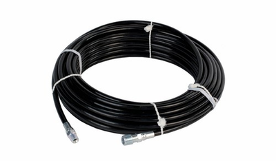 #ad Schieffer 4800 PSI 1 8quot; x 50#x27; Thermoplastic Sewer Jetter Hose MPT 1 4 1 8 Solid $64.99