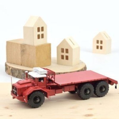 NOREV 1:43 Berliet T100 n°1 1960 Red without side panels