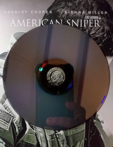 American Sniper Steelbook (Blu-ray/DVD, 2-Disc) Collectors Steel Case - Imagen 5 de 6