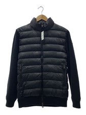 MONCLER Down Jacket L Acrylic BLK Camouflage
