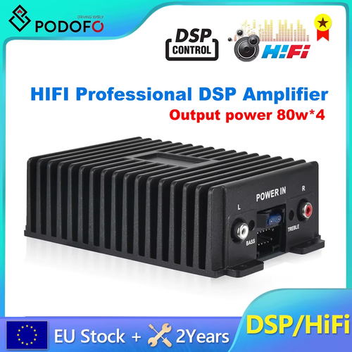 Amplificatore DSP Professionale RY-125AB Audio Stereo 4*80W Potenza Ad Alta Fede - Foto 10 di 12