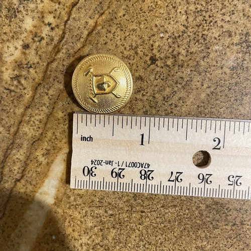 Ralph Lauren Brass USA Gold Blazer Lot 10 Replacement Buttons Set Suit shield - Picture 7 of 7