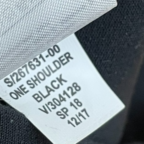 Banana Republic Women's Jumpsuit One-Piece Stretch One-Shoulder Belted 0 Black - Picture 10 of 10
