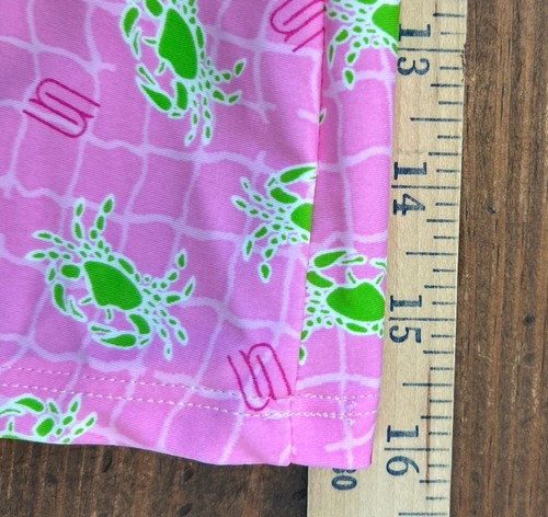 Spunkwear Skort Size Small Preppy Crab Pink Green Pockets Tennis Pickleball Golf - Picture 10 of 11