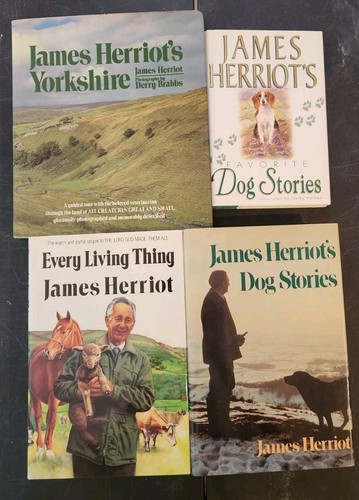 Lot of  James Herriot Books Vintage Hardcovers  Every Living Thing*Dog Stories - Imagen 1 de 10