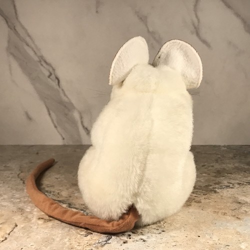 FOLKMANIS WHITE MOUSE HAND PUPPET STUFFED ANIMAL PLUSH - Picture 3 of 9