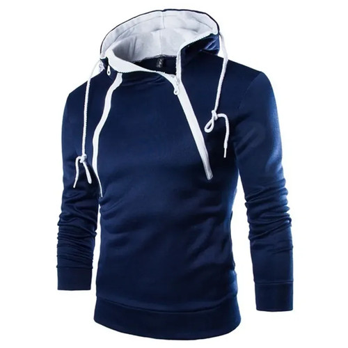 Herren Hoodies Langarm Sweatshirts für Männer Reißverschluss Kapuzenpullover Sweatshirt - Bild 15 von 18
