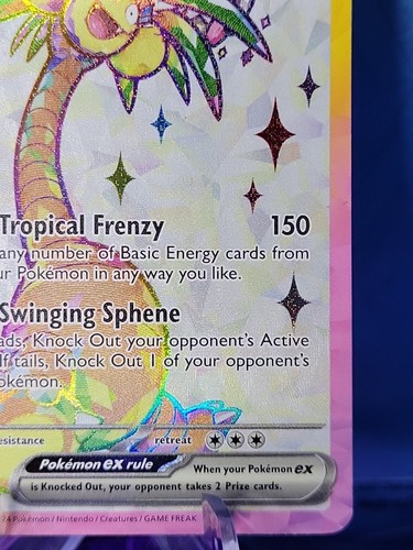 Alolan Exeggutor ex 225/191 Surging Sparks Ultra Rare Full Art Pokemon TCG NM/M - Picture 4 of 6