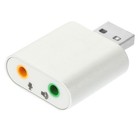 Heavy Duty Aluminum USB External Stereo Sound Adapter for and