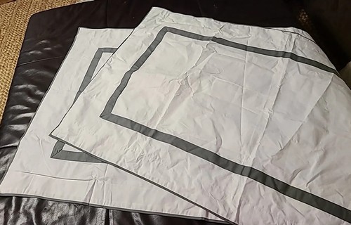 Morgan 400-Thread-Count Boudoir Set Of 2 King Pillowcases FLAGSTONE POTTERY BARN - Picture 11 of 16