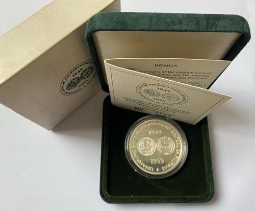 1999 50th Anniv Central Banking Philippine BSP 500 Piso Commemorative Silver - Picture 10 of 10