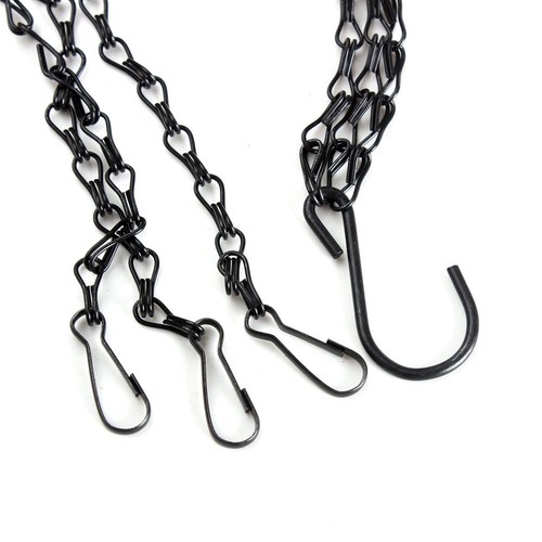 4 Pack 20 Inch Hanging Basket Chains Flower Plant Pot Replacement Chain Hanger - Picture 5 of 7