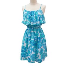 Lilly Pulitzer for Target Starfish and Sand Dollar Ruffle Sundress Size XS