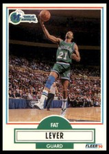 1990 Fleer Update #U-20 Fat Lever Dallas Mavericks Basketball Card