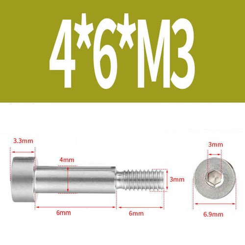 Tornillo de hombro de paso hexagonal interior M2 M2,5 M3 M4 M5 M6 M8 M10 acero inoxidable V2A A2 - Imagen 35 de 169