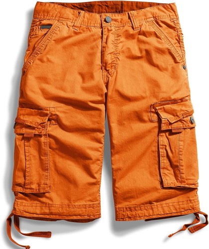 Men's Loose Fit Cargo Shorts Multi Pockets Lightweight Casual Summer Outdoor - Picture 46 of 49
