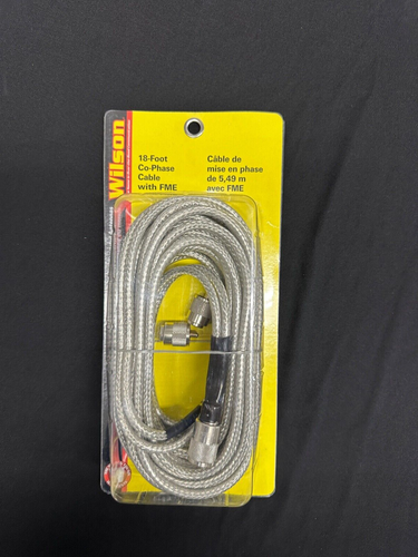Wilson 18' Super Mini 8 RG8X CB Radio Antenna CoPhase Coax Cable W/FME 305818FME - Picture 1 of 2