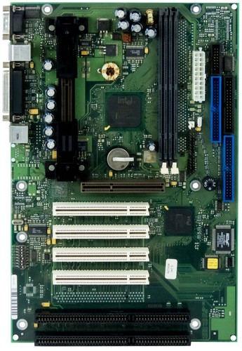 Motherboard Fujitsu S26361-D1141-A11 GS1 Slot 1 2x Sdram 4x PCI AGP 2x Isa - Picture 2 of 2