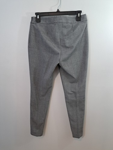 Talbots Mujer Gris Microplaid Cintura Alta Ajustado Tobillo Talla 4P - Imagen 2 de 5
