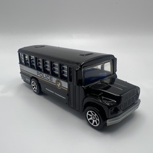 Hot Wheels loose police prisoner transport bus blue 7sp - Picture 6 of 7