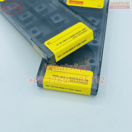 SANDVIK 881-040308M-P-GM1 4044 U BOHREINSÄTZE 881 Hartmetalleinsatz 10 Stück - Bild 4 von 6