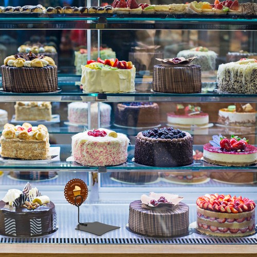 Sign Ticket Holder Label Display Holder Stand Up Sign Holder Metal Label Holder - Bild 2 von 12