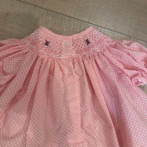 Gesmoktes Kleid Mädchen Größe 3M gesmokt rosa - Bild 5 von 7