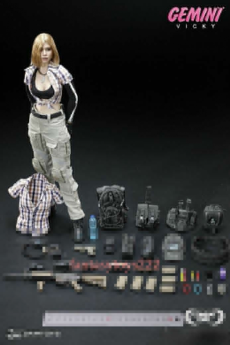 Damtoys 1/6 Combat Girl Serie DCG002 Gemini Vicky Actionfigur INSTOCK - Bild 2 von 8