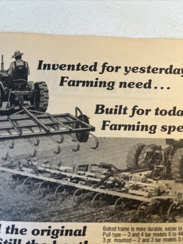 Graham Hoeme Plow 1950s Magazine Advertisement Farming Chisel - Picture 4 of 11