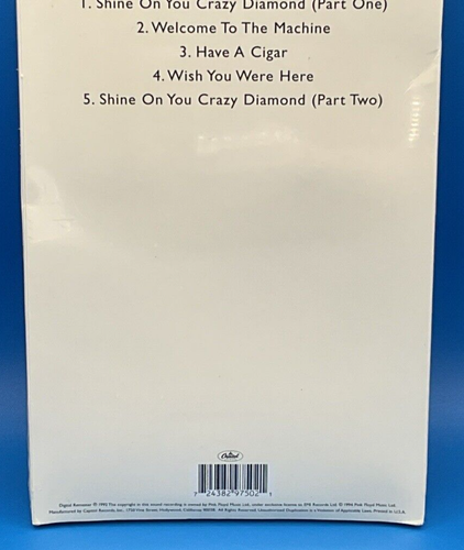 PINK FLOYD Wish You Were Here CD Long Box 1992 RARE NEW SEALED Free Shipping! - Picture 5 of 6