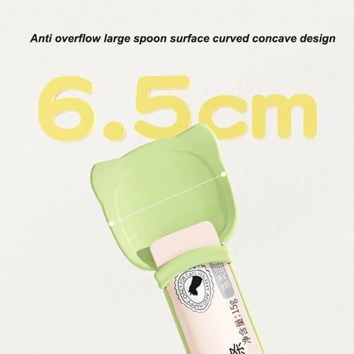 Cat Dog Strip Squeezer Pet Feeding Spoon Liquid Food Feeder Eating Supplies 9CW6 - Picture 8 of 15