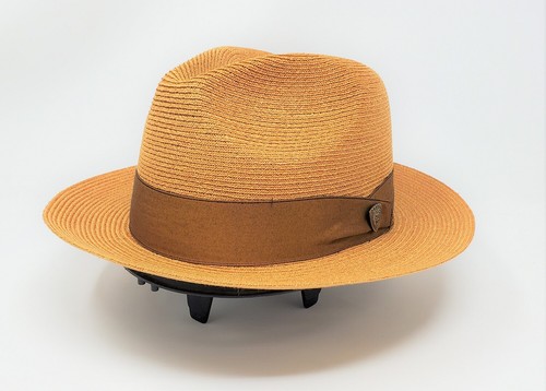 DOBBS ROSEBUD HEMP STRAW FEDORA HAT - Picture 4 of 6