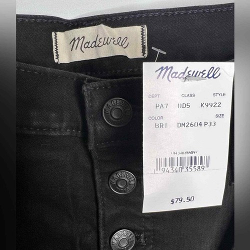 Neu mit Etikett Madewell Damen-Skinny-Jeans Knopfleiste Petite 33 - Bild 9 von 9