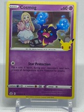 Pokemon Rare Holo Cosmog Card 013/025 25th Anniversary Celebrations