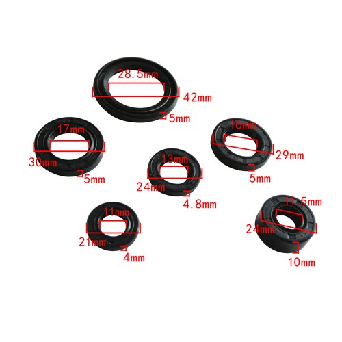 Oil Seals Kit For 50cc 70cc 90cc 110cc Pit Bike Dirt Bike - Imagen 5 de 5