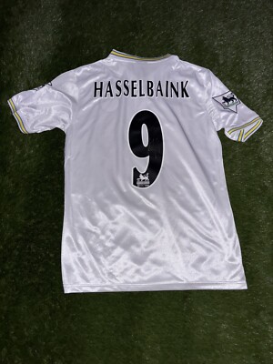 JIMMY FLOYD HASSELBAINK LEEDS UNITED ORIGINAL HANDSIGNIERT AUTHENTIC COA