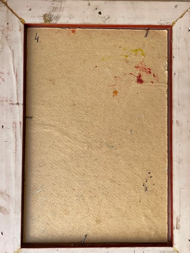 Georges BRAQUE Style Original Cubism Still Life Fruit Sea Boats Oil Painting - Picture 12 of 13