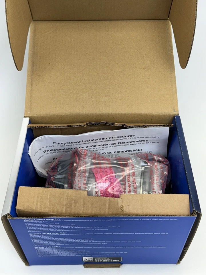 Compresor de aire acondicionado - Nuevo compresor CARQUEST PREMIUM T58553 DODGE RAM DAKOTA DURANGO Foto 3 de 4