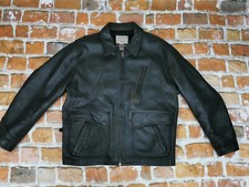 Chevignon Authentic Vintage Leather Jacket Coat Brown Casual Size XL Tip Top