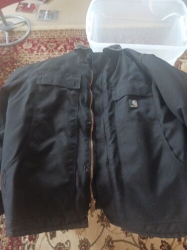 Schwarze Carhartt Herrenjacke Größe L