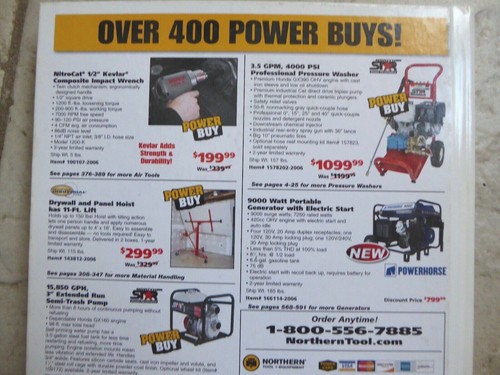 Hardcover Book: Northern Tool + Equipment Master Catalog 2010 Spring/Summer - Picture 3 of 3