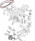 Husqvarna Lecteur Ceinture CTH130 CTH160 CTH171,CTH151,CTH200 CTH210,