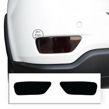 Fits 2014-2021 Jeep Grand Cherokee Rear Reflector Light Overlay Tint Film Smoke