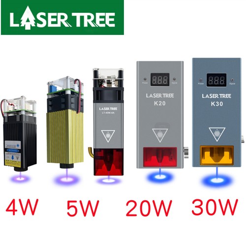 LASER TREE 30W 20W 5W 4W Optical Power Laser Module Kit for Laser Engraving Wood - Picture 1 of 33