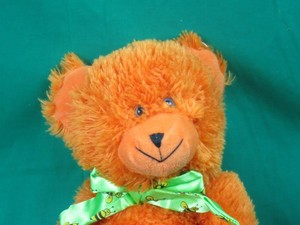 blue eyed teddy bear