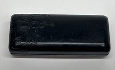 Vintage Versace Hard Shell Eye Glass Case, Black