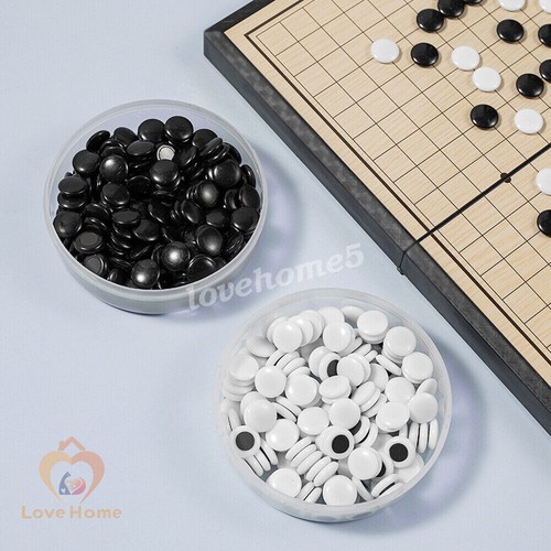 Magnetic Go-Game Set Travel Foldable Board Game Weiqi for Beginner Kids Adults - Picture 6 of 12