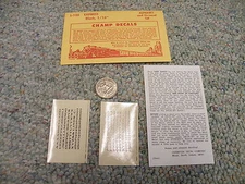 Champ  decals HO Alphabet Numbers L-138 Express black 1/16" "  M88